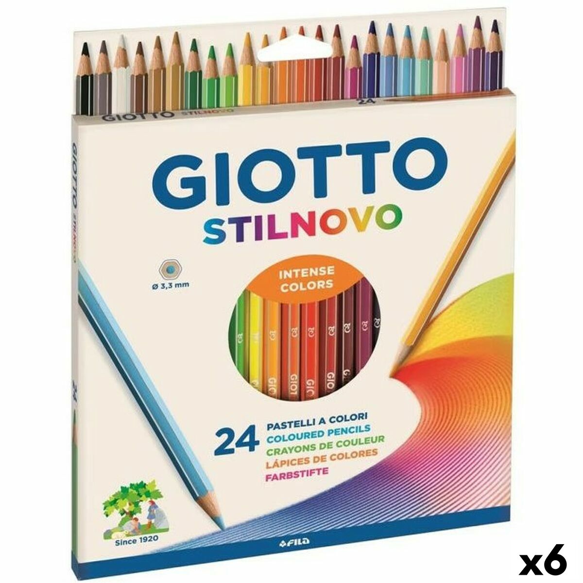 Läs mer om Färgpennor Giotto Stilnovo Multicolour
