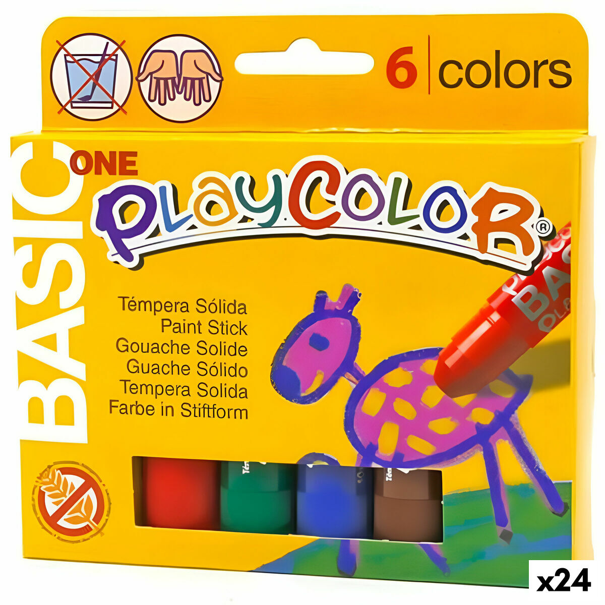 Läs mer om Fast tempera Playcolor Basic One Multicolour