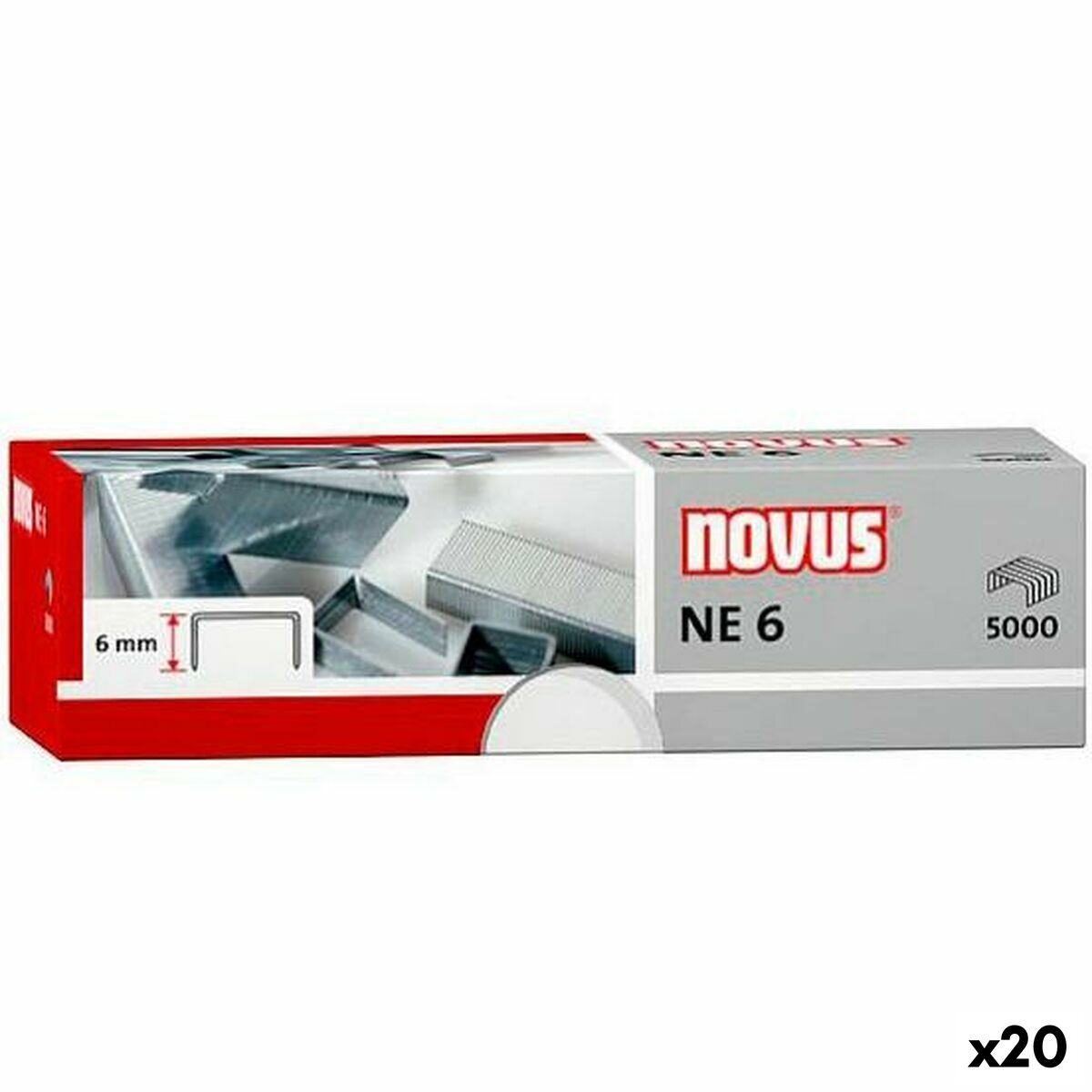 Läs mer om Häftklamrar Novus NE 6 Electric 5000 Delar