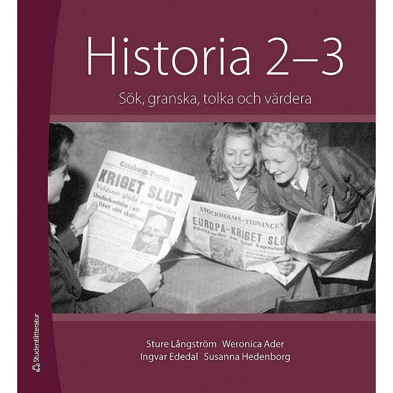Läs mer om Historia 2-3 - Digital elevlicens 12 mån 30 elever - Sök, granska, tolka och värdera - M12