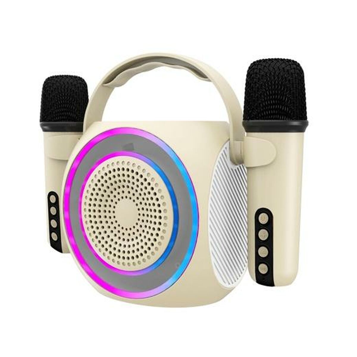 Läs mer om Högtalare med Karaoke Mikrofon Celly Vit