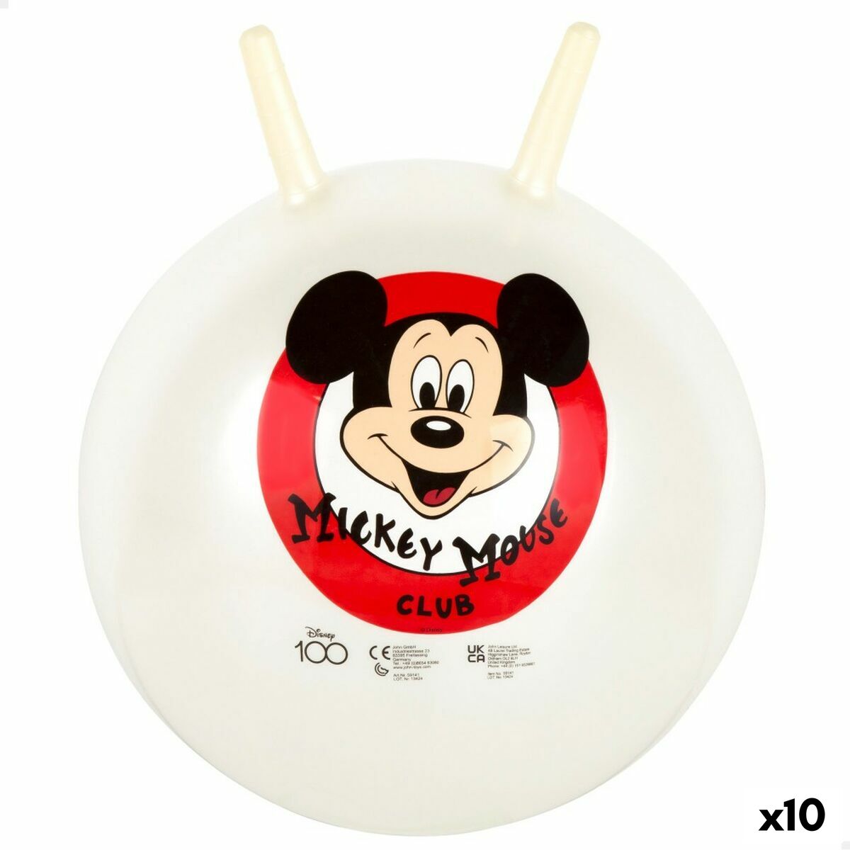 Läs mer om Hoppande boll Mickey Mouse Ø 45 cm