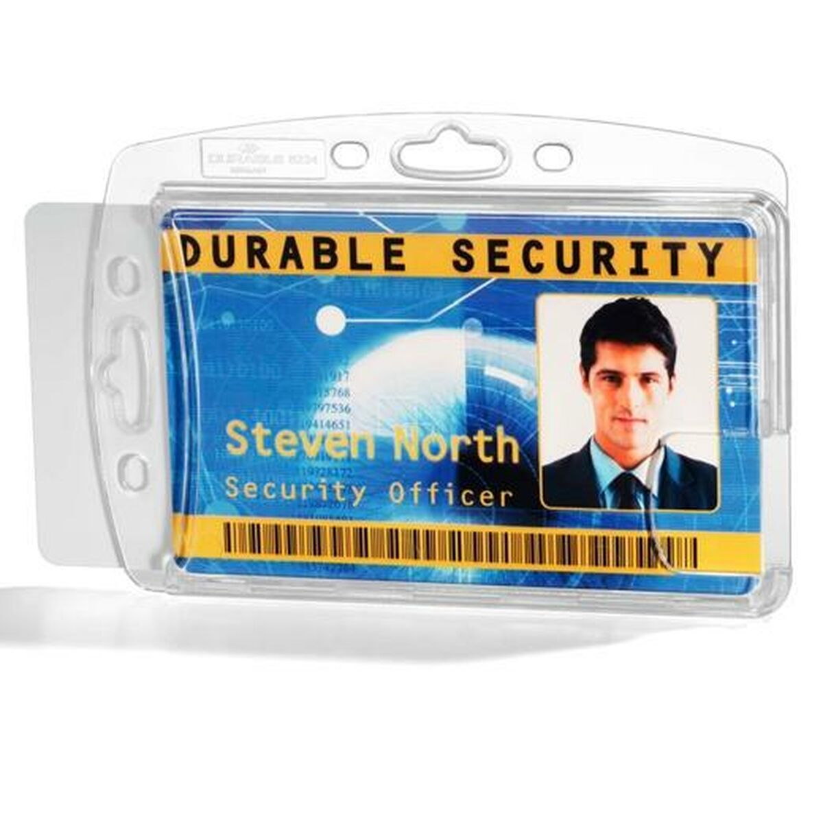 Läs mer om ID-kortshållare Durable Transparent Plast 5,4 x 8,7 cm 10 antal