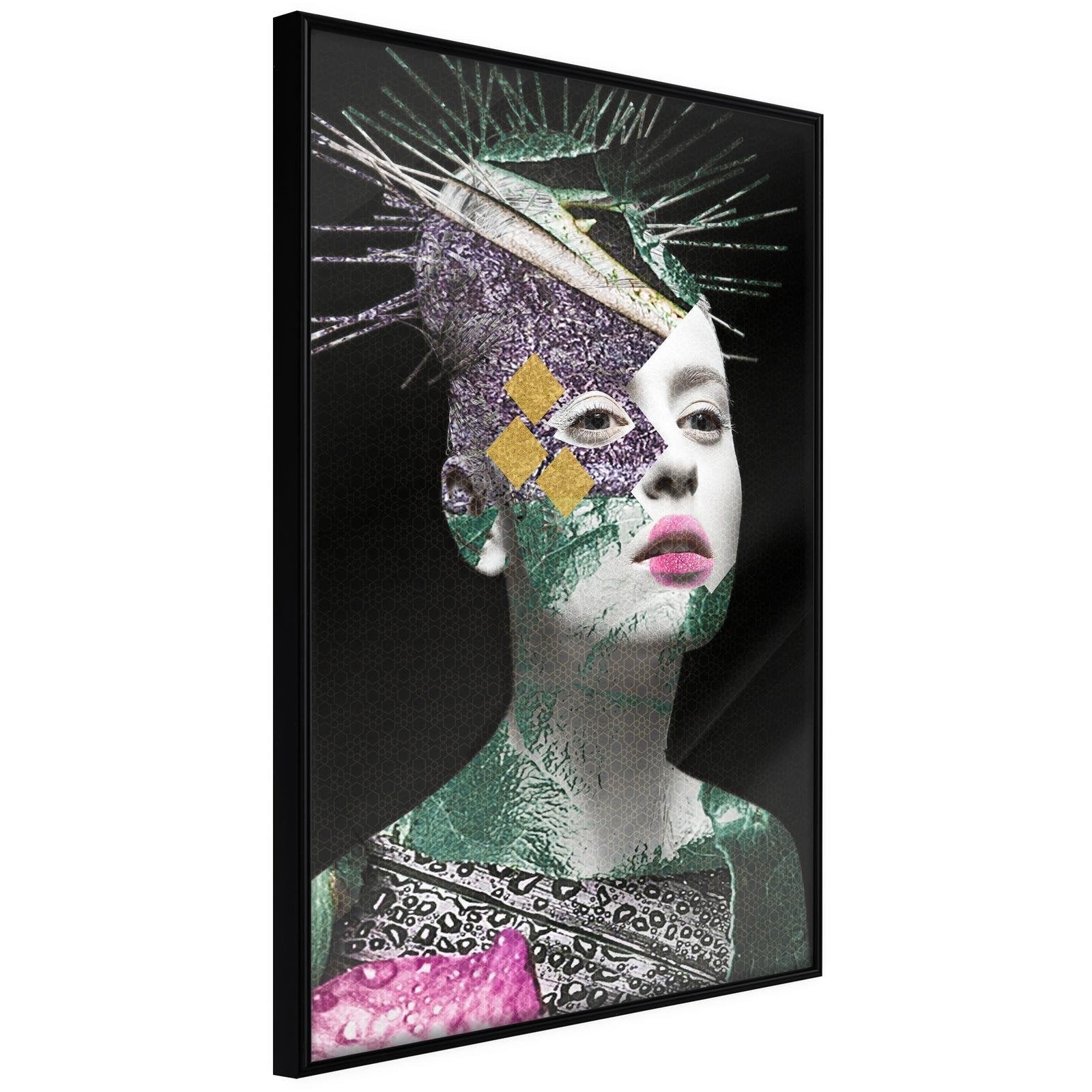 Inramad Poster / Tavla - Modern Beauty - 30x45 Svart ram