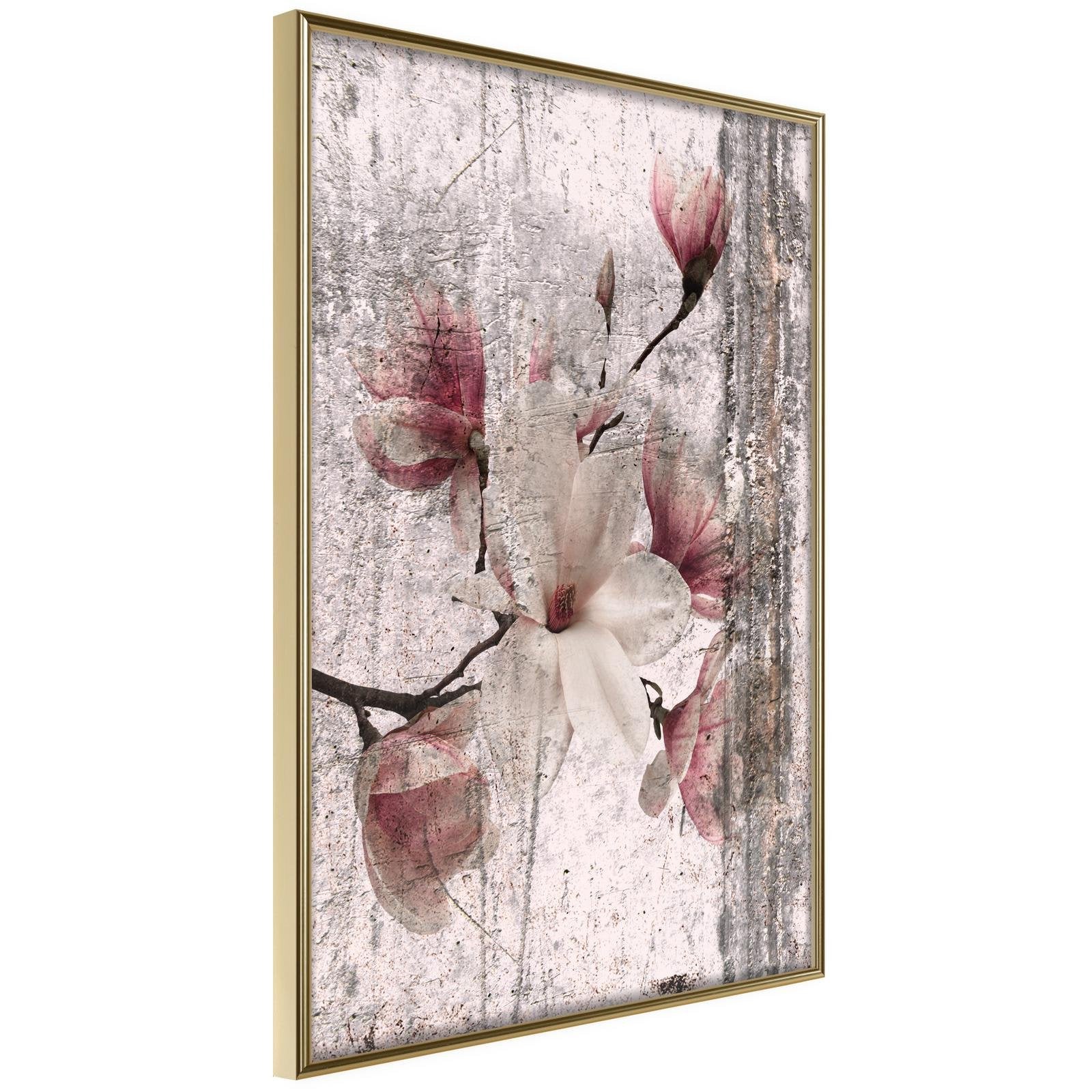 Läs mer om Inramad Poster / Tavla - Queen of Spring Flowers I - 40x60 Guldram