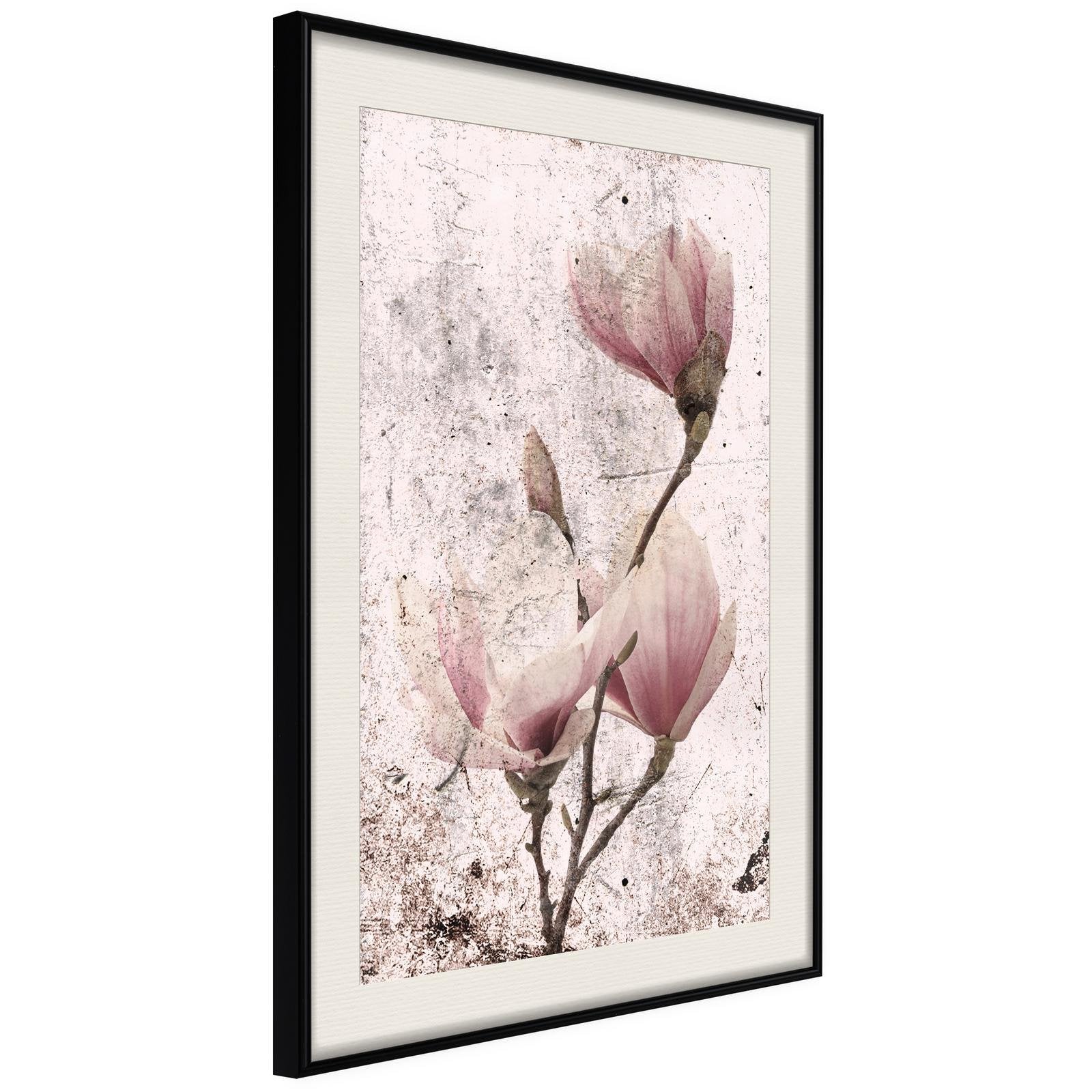 Läs mer om Inramad Poster / Tavla - Queen of Spring Flowers II - 30x45 Svart ram med passepartout
