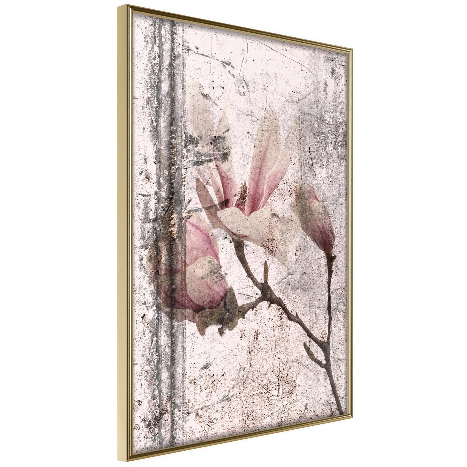 Läs mer om Inramad Poster / Tavla - Queen of Spring Flowers III - 20x30 Guldram