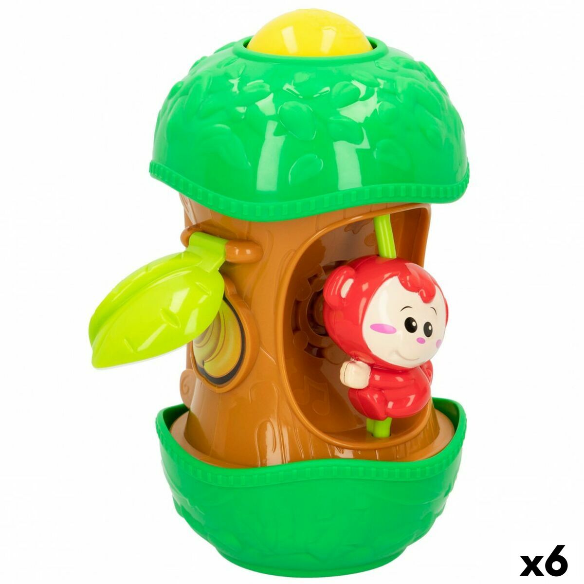 Läs mer om Interaktiv leksak för småbarn Winfun Apa 11,5 x 20,5 x 11,5 cm