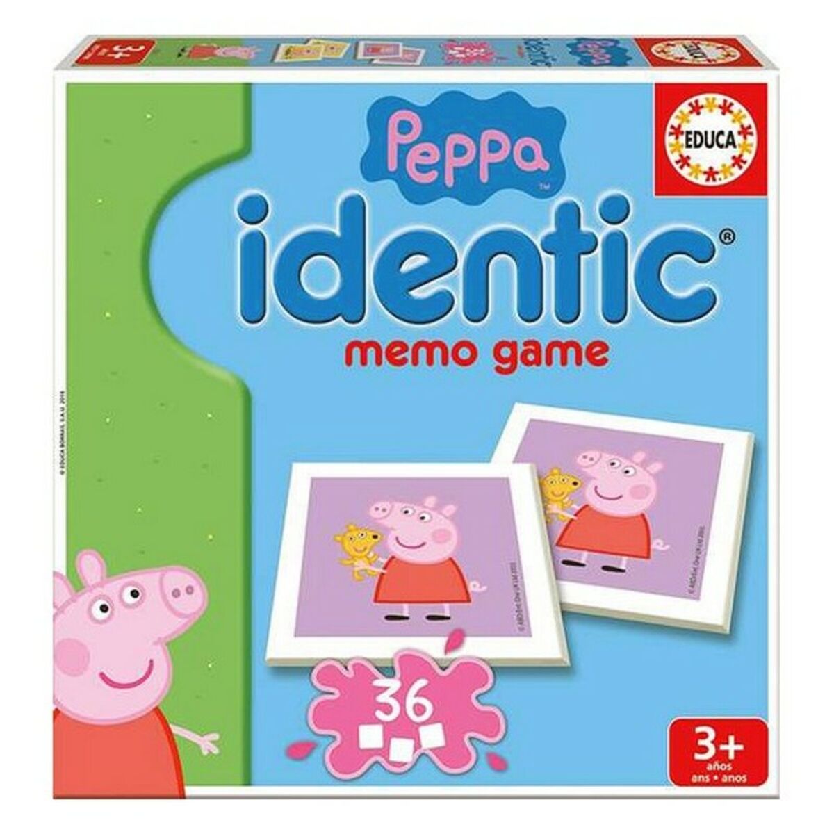 Läs mer om Kortspel Peppa Pig Identic Memo Game Educa 16227
