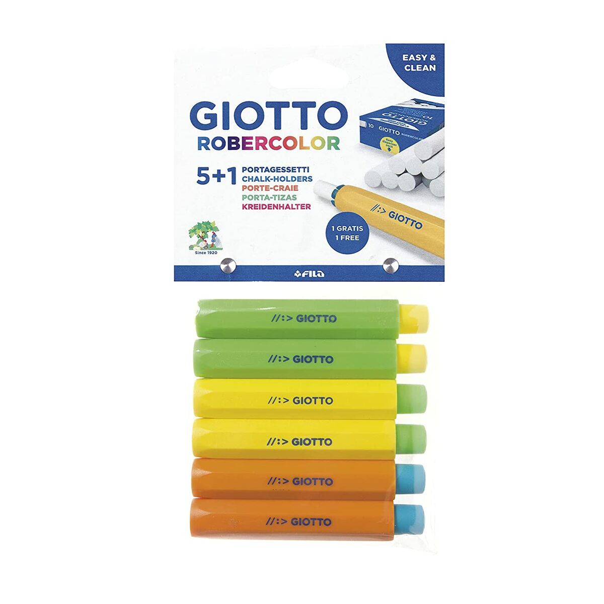 Läs mer om Krithållare Giotto 6 Delar Multicolour