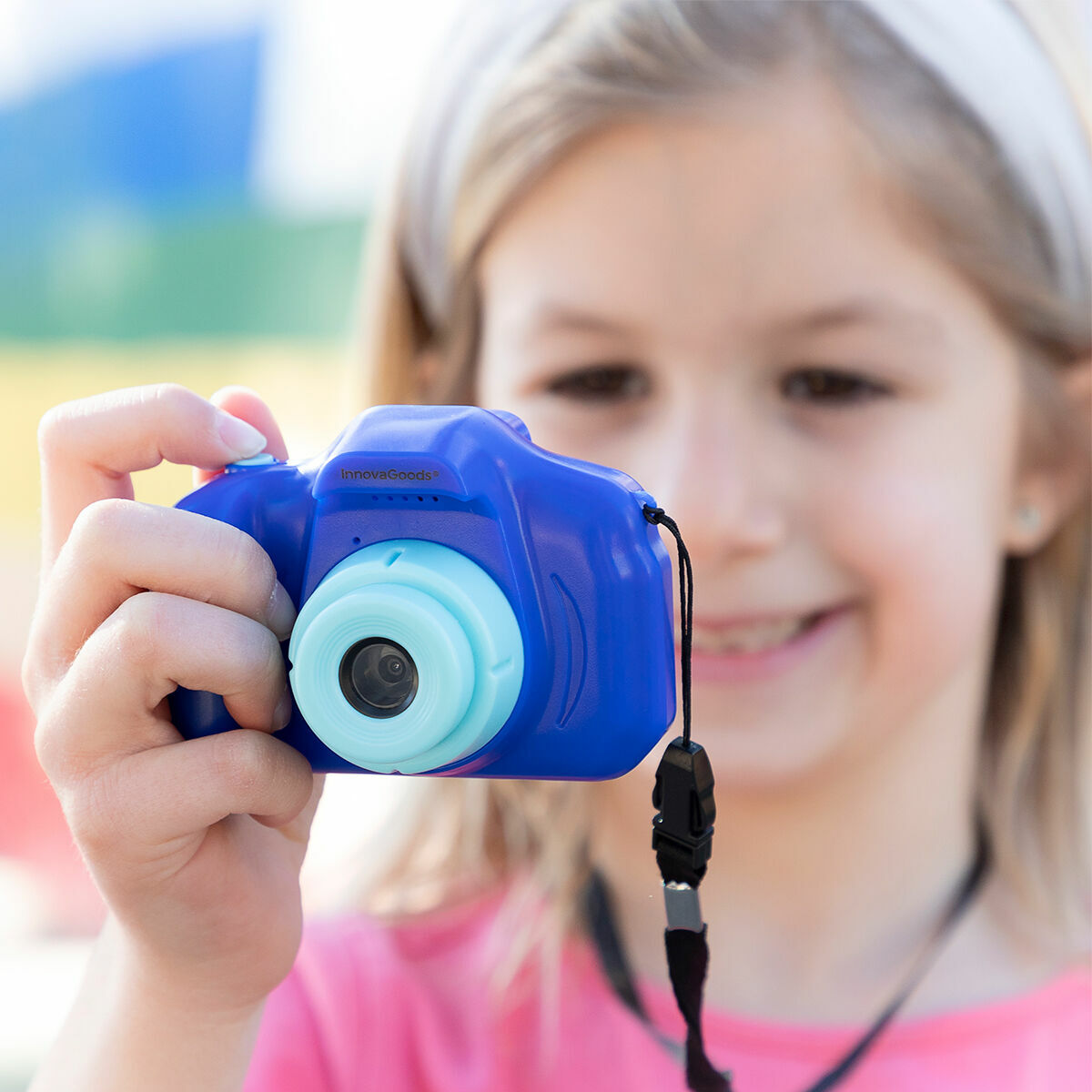 Läs mer om Laddningsbar Digital Barnkamera med Spel Kiddak InnovaGoods