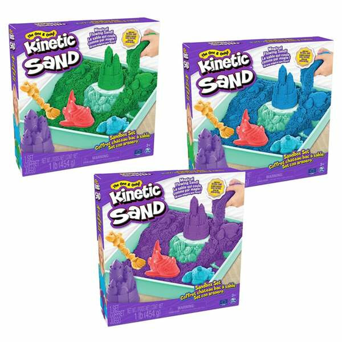 Läs mer om Magisk sand Spin Master Kinetic Sand 27 x 28 x 6 cm