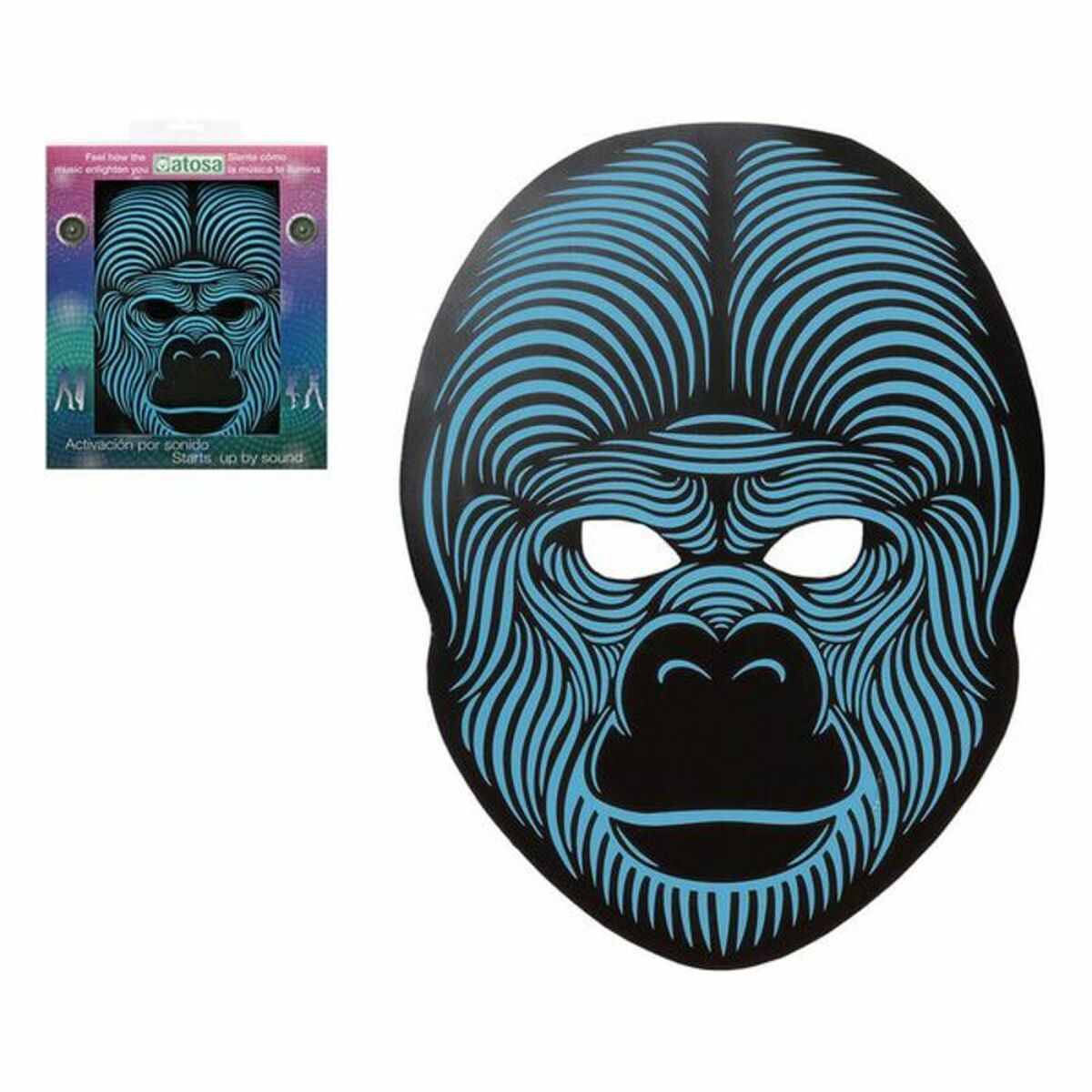 Läs mer om Mask LED Gorilla