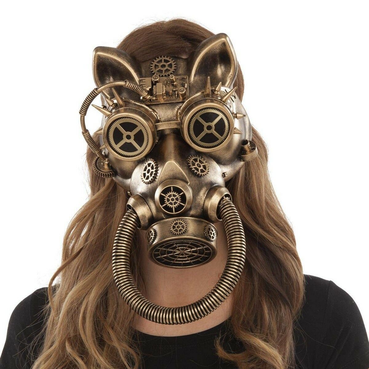 Läs mer om Mask My Other Me Cat Koppar Steampunk