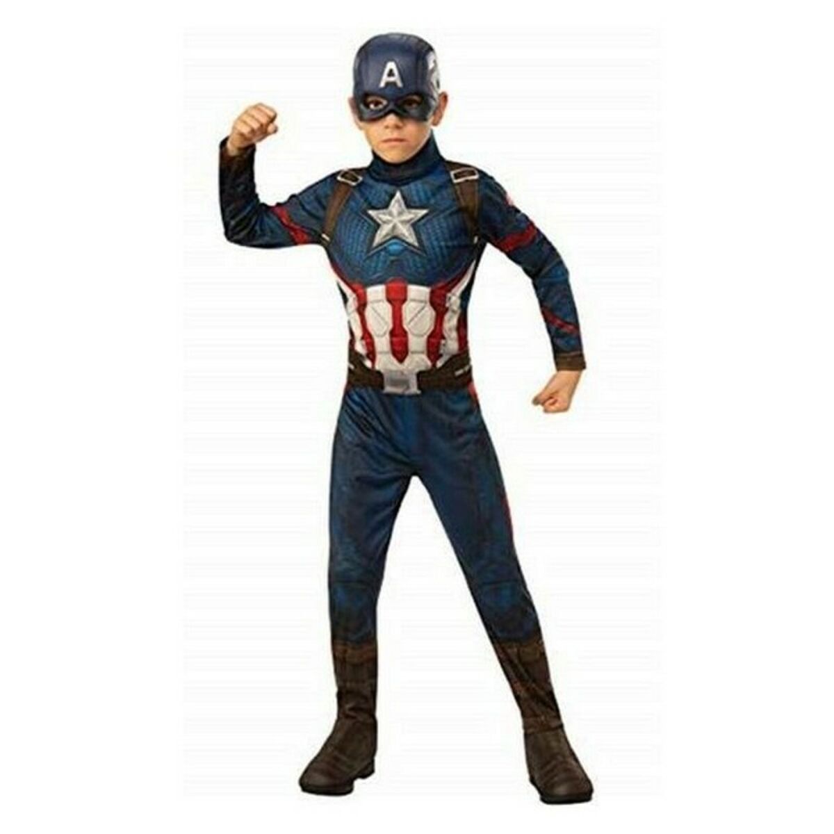 Läs mer om Maskeraddräkt för barn Captain America Avengers Rubies 700647_L