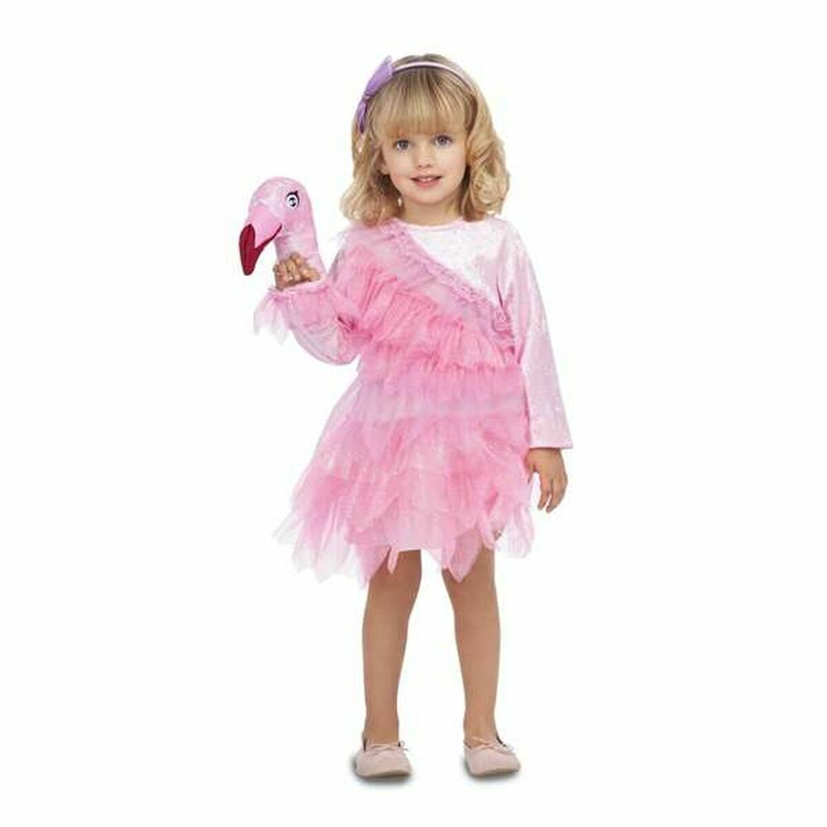 Läs mer om Maskeraddräkt för barn My Other Me Ballerina Flamingo - 1-2 år