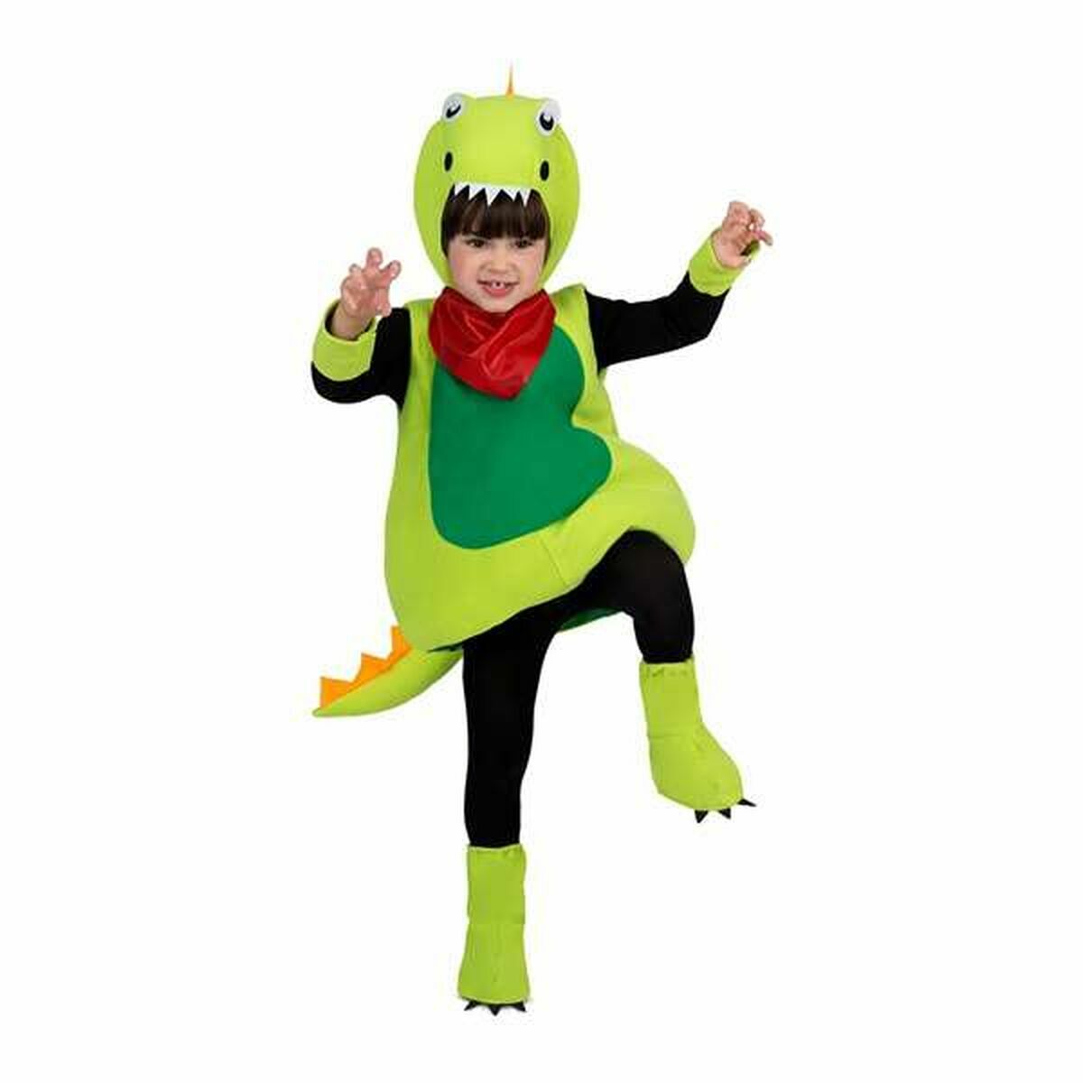 Läs mer om Maskeraddräkt för barn My Other Me Grön Dinosaurie - 3-4 år