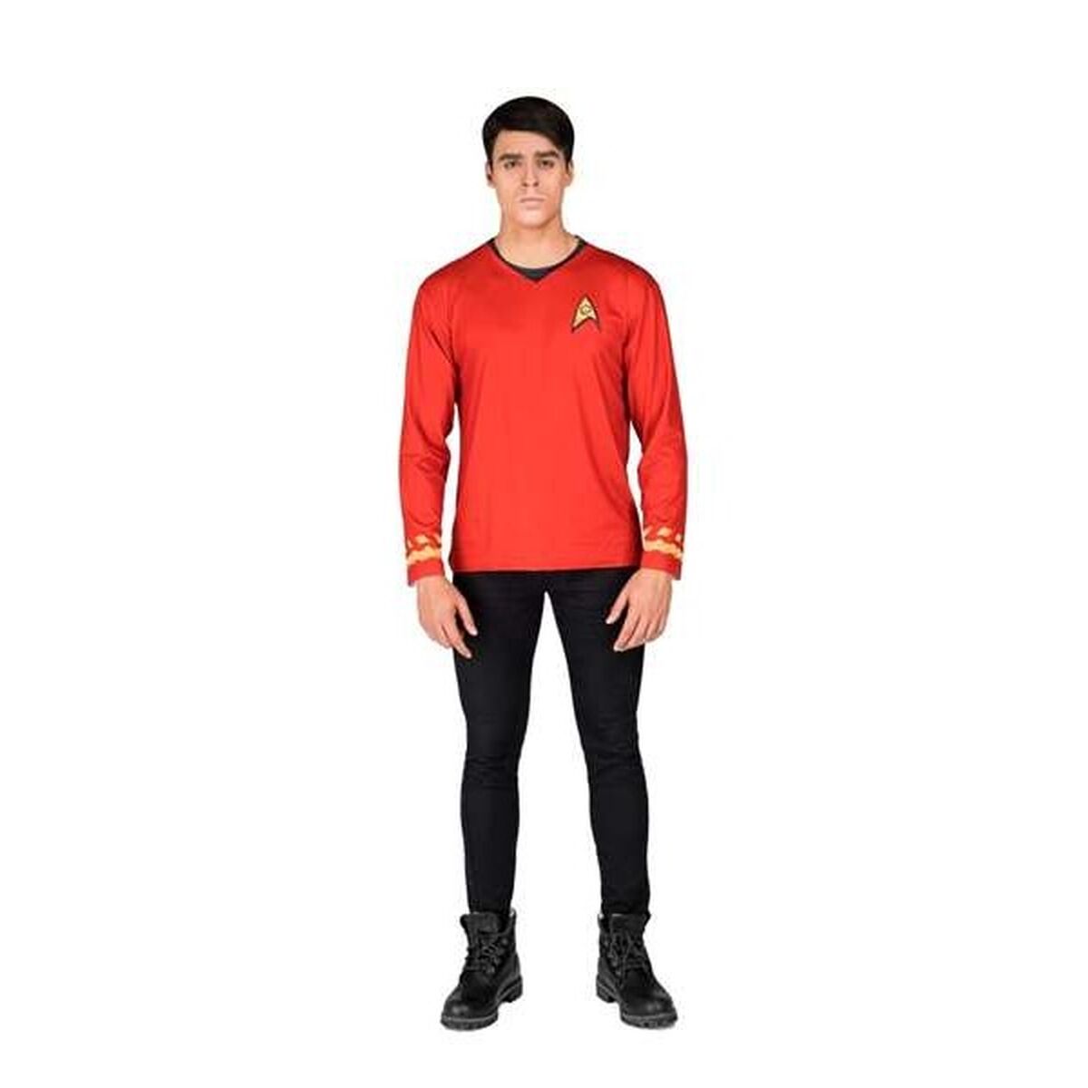Läs mer om Maskeraddräkt för barn My Other Me Star Trek Scotty T-shirt Röd - M