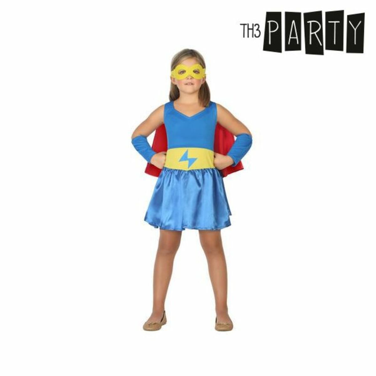 Läs mer om Maskeraddräkt för barn Superhjältinna - 10-12 år