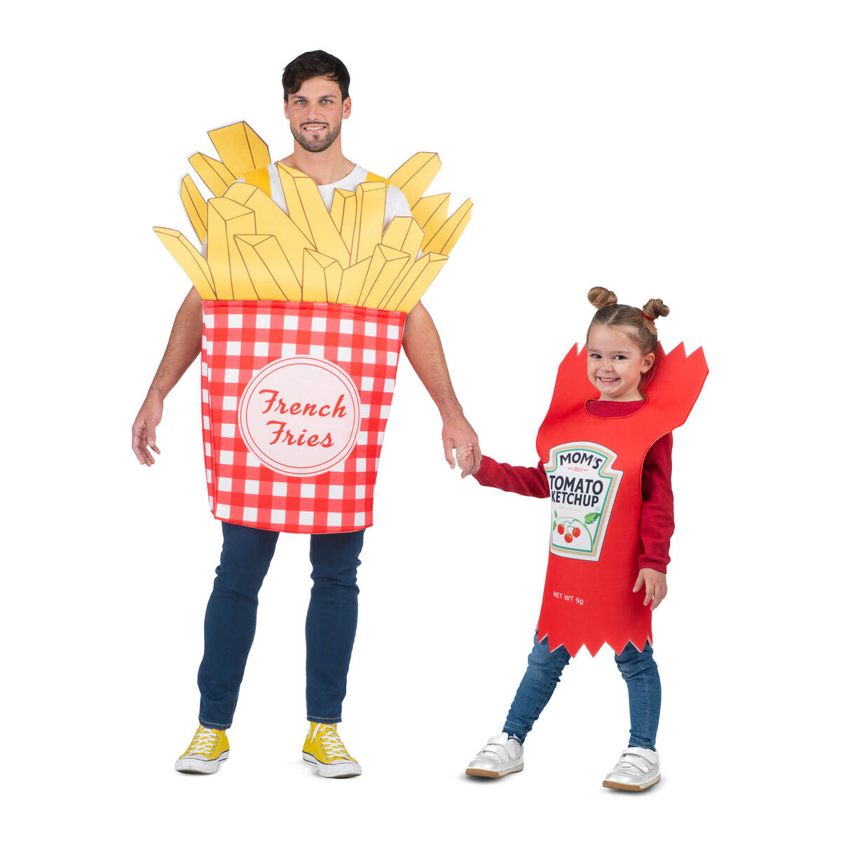 Läs mer om Maskeraddräkt vuxna My Other Me One size Pommes frites Ketchup