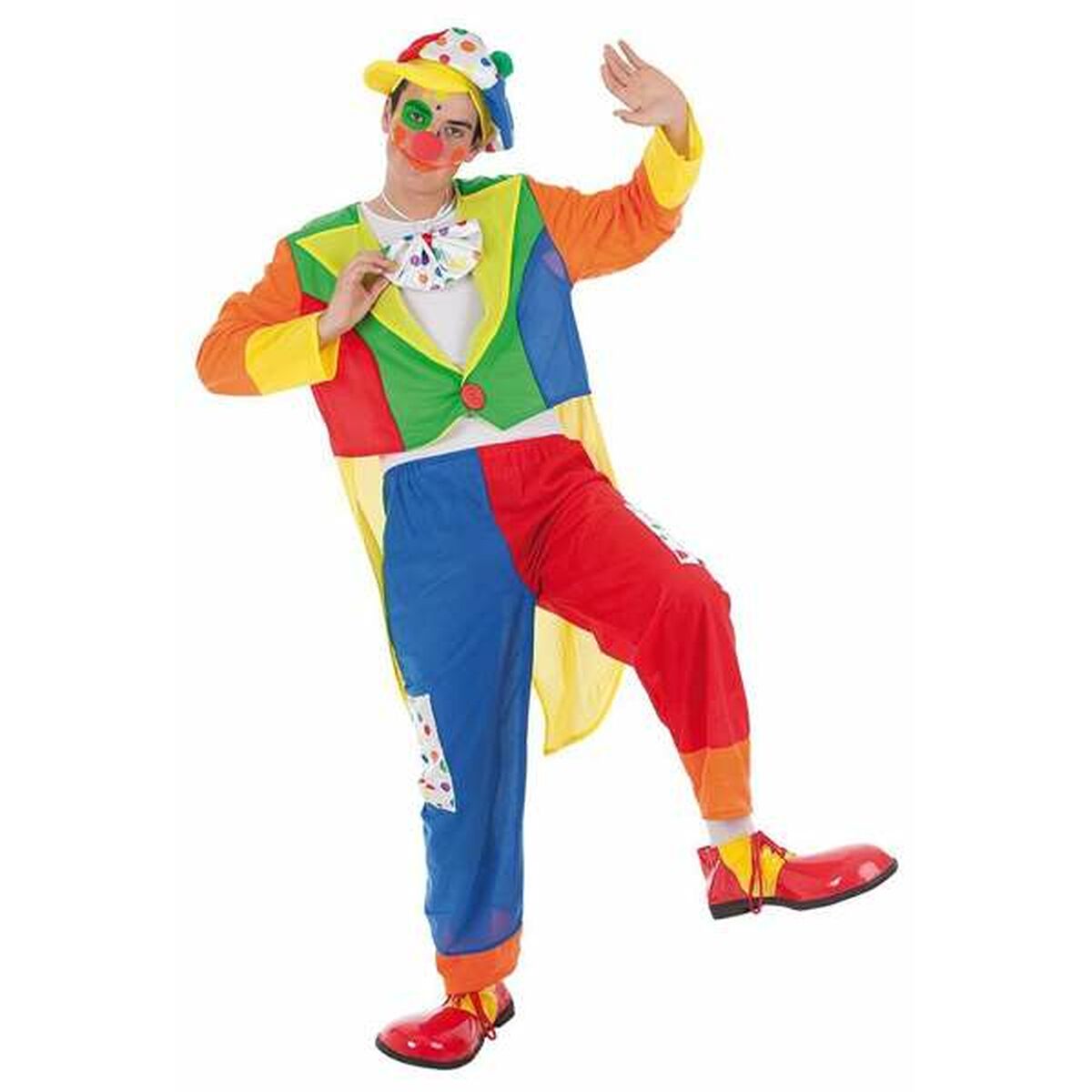 Läs mer om Maskeraddräkt vuxna Tino Clown M/L