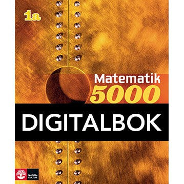 Läs mer om Matematik 5000 Kurs 1a Gul Lärobok Digitalbok