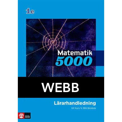 Läs mer om Matematik 5000 Kurs 1c Blå Lärarhandledning Webb