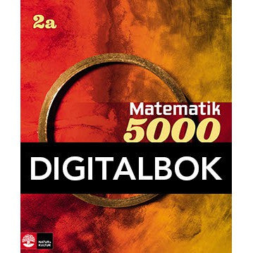 Läs mer om Matematik 5000 Kurs 2a Röd & Gul Lärobok Digitalbok