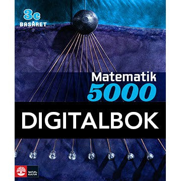 Läs mer om Matematik 5000 Kurs 3c Basåret Lärobok Digitalbok