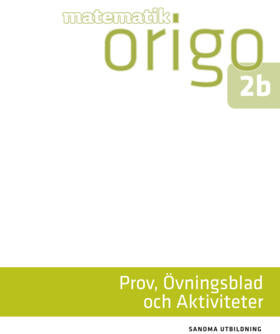 Läs mer om Matematik Origo Prov, övningsblad, aktiviteter 2b