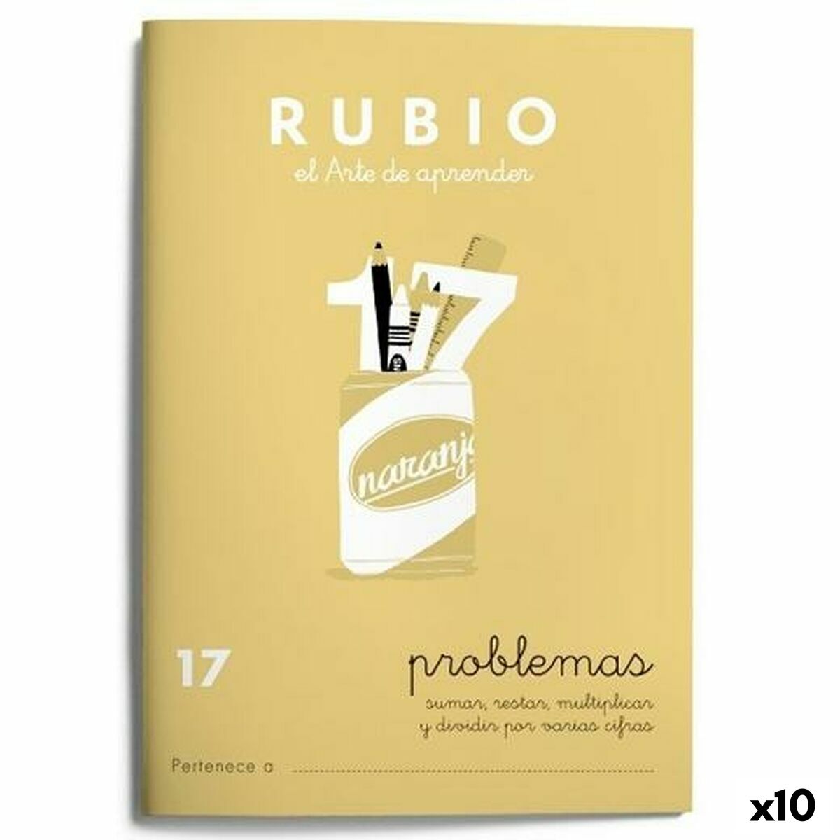 Matematik övningsbok Rubio Nº 17 A5 spanska 20 Blad