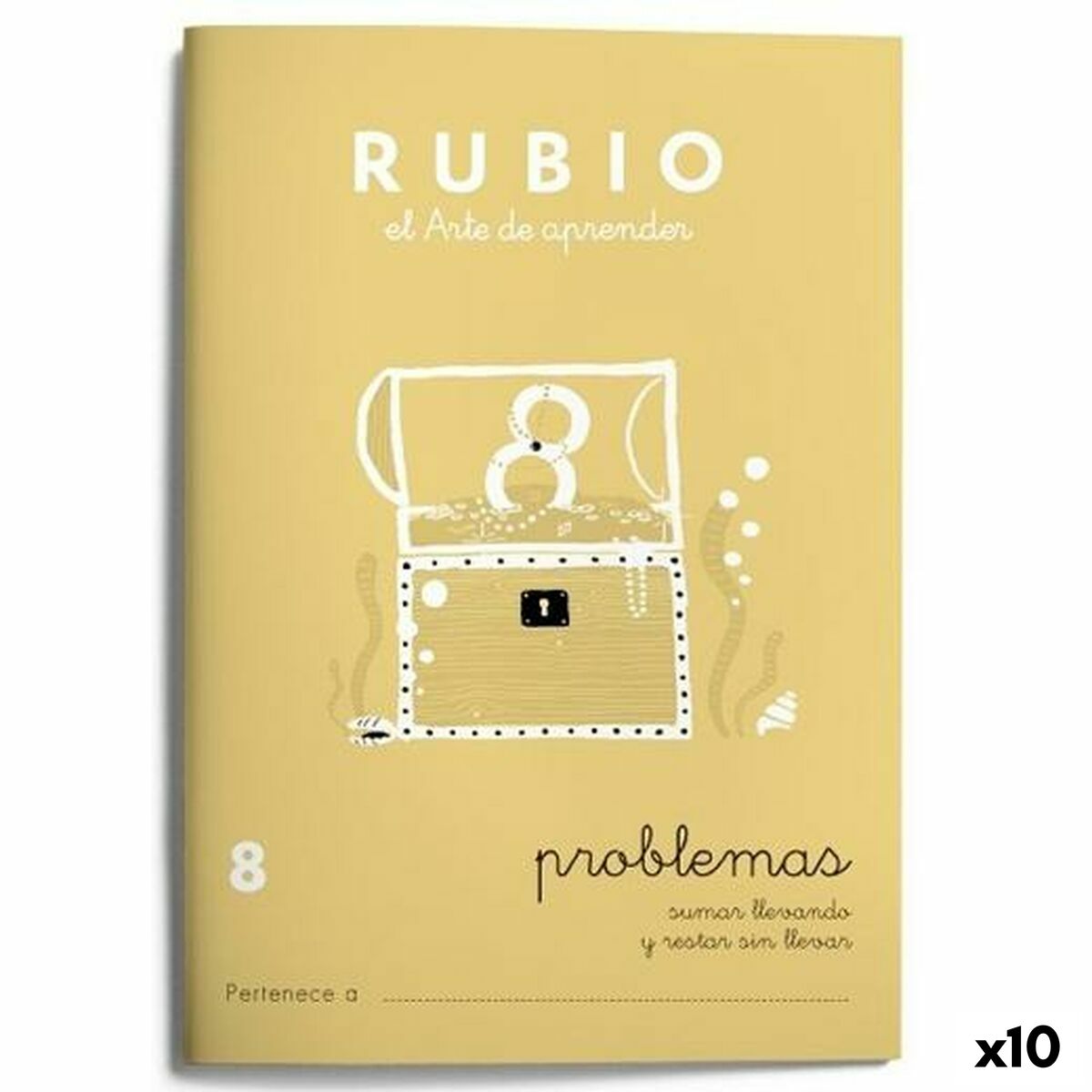 Läs mer om Matematik övningsbok Rubio Nº 8 A5 spanska 20 Blad