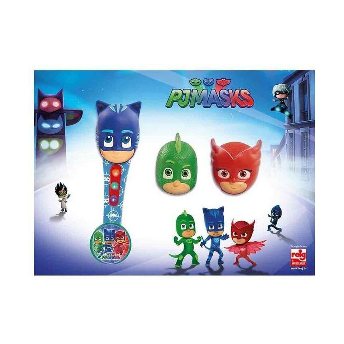 Läs mer om Mikrofon PJ Masks PJ Masks 3 färger