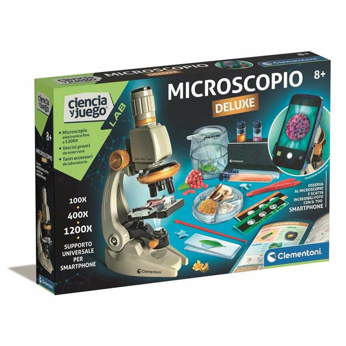 Läs mer om Mikroskop Clementoni Smart Deluxe Barn 45 x 37 x 7 cm