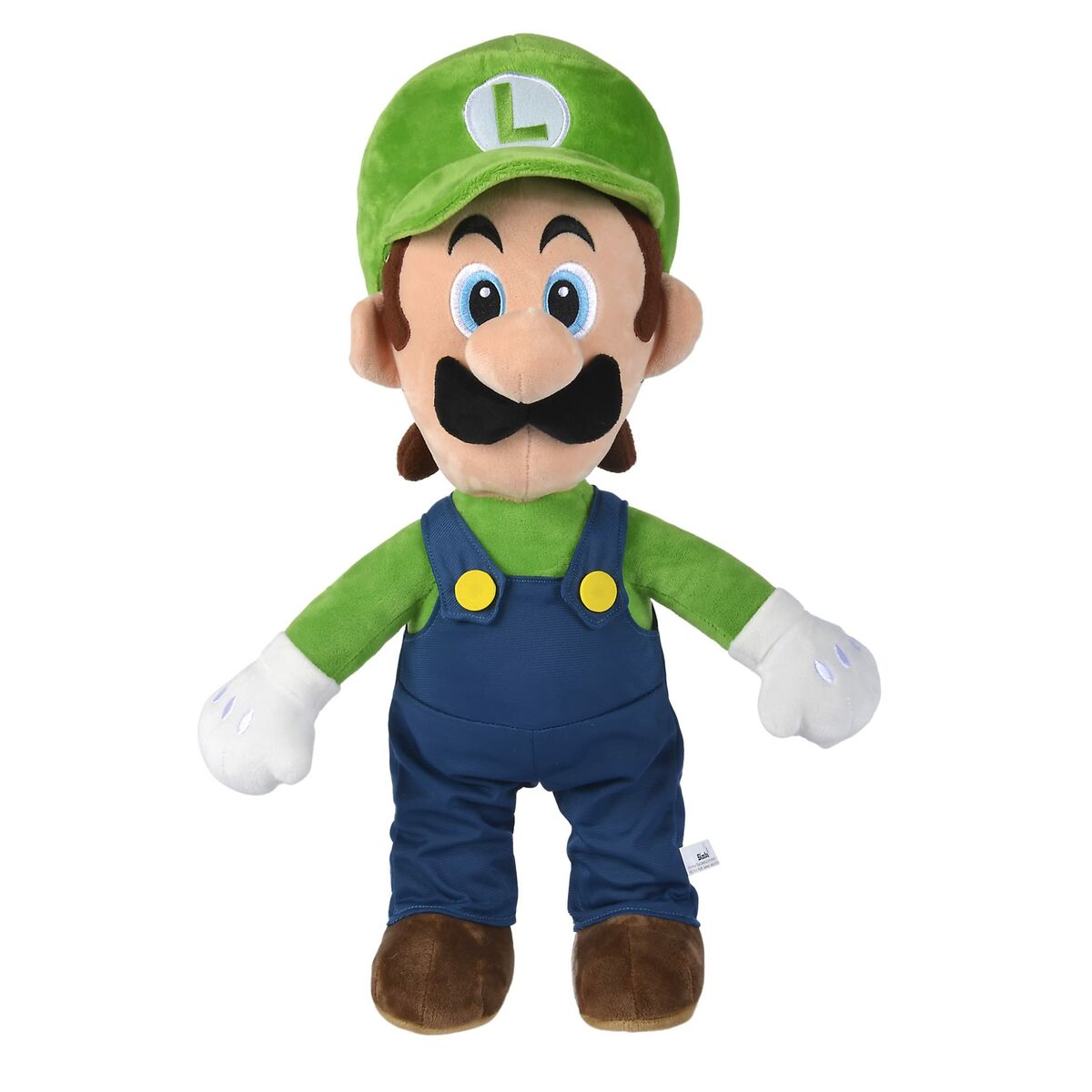 Läs mer om Mjukisleksak Super Mario Luigi Blå Grön 50 cm