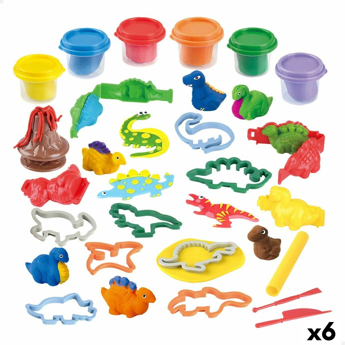 Läs mer om Modellera Spel PlayGo Dinosaurier