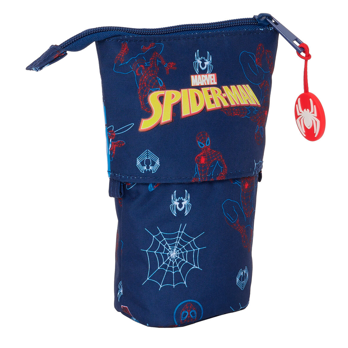 Läs mer om Necessär Mugg Spider-Man Neon Marinblå 8 x 19 x 6 cm