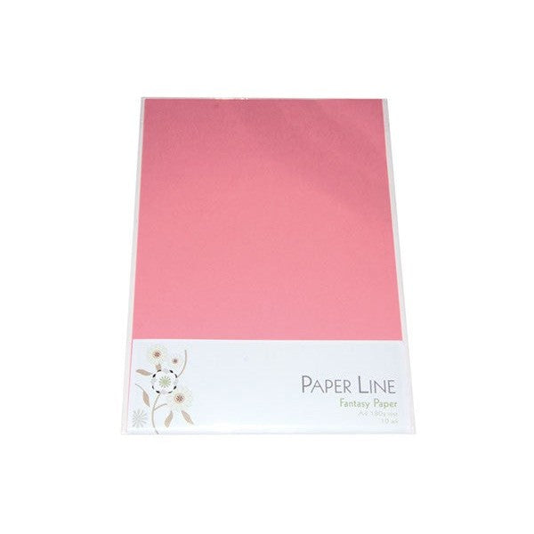 Läs mer om PAPER LINE Fantasy kartong 180g A4 10stk i förpackning med rosa