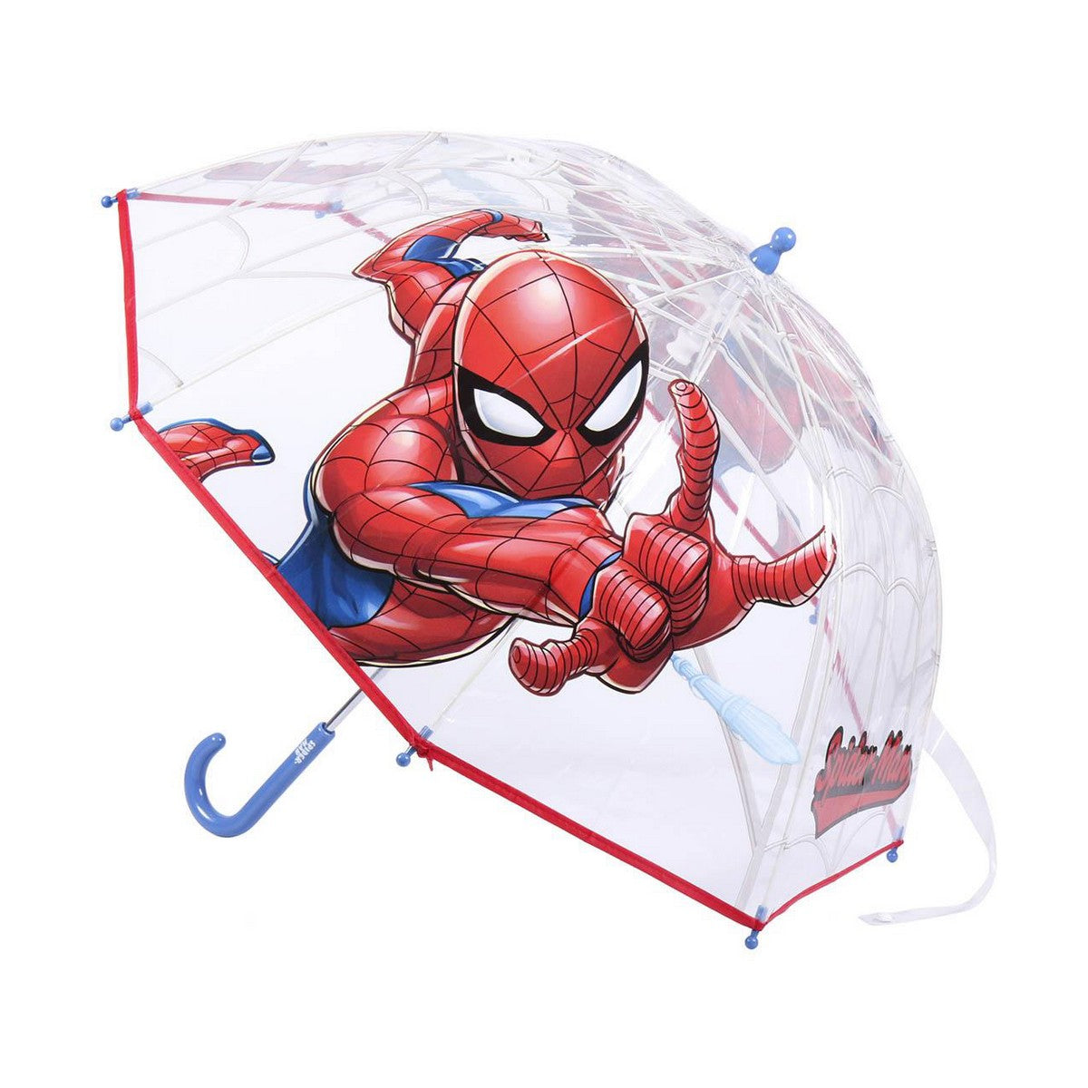 Läs mer om Paraply Spiderman 45 cm Röd