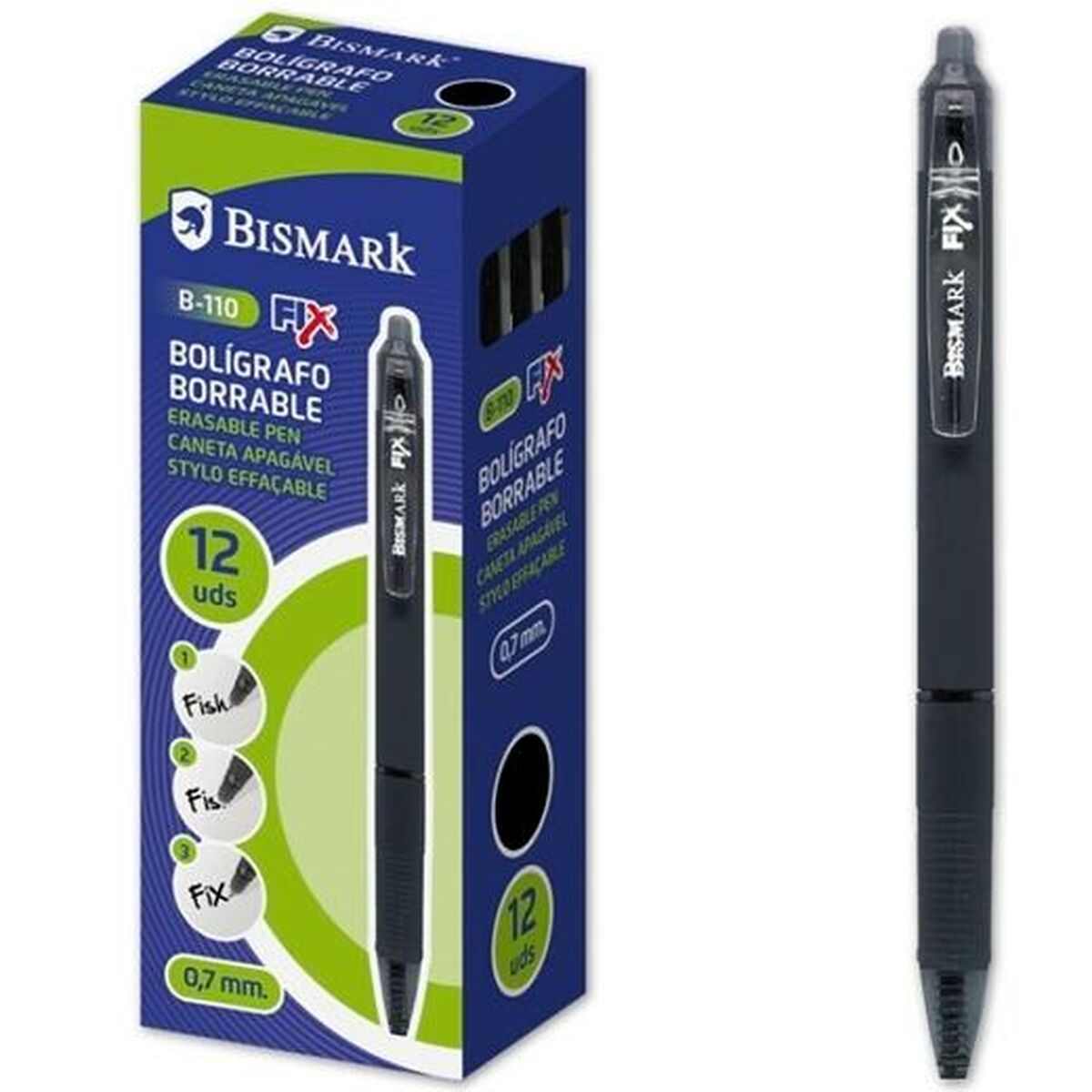 Penna Bismark B-110 Fix Svart 0,7 mm