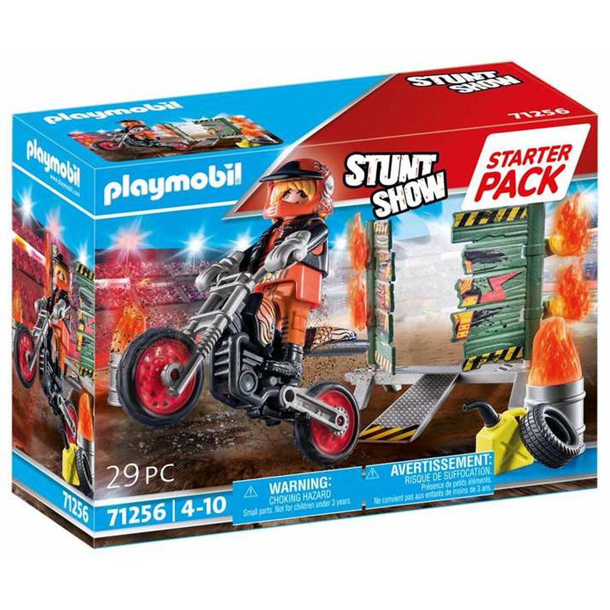 Läs mer om Playset Playmobil 71256 Stuntshow 29 Delar