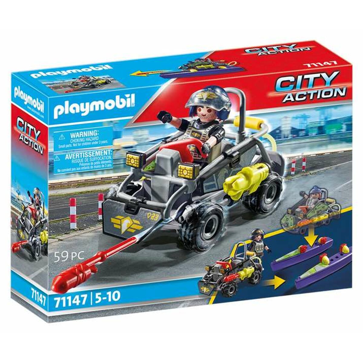Läs mer om Playset Playmobil City Action 59 Delar
