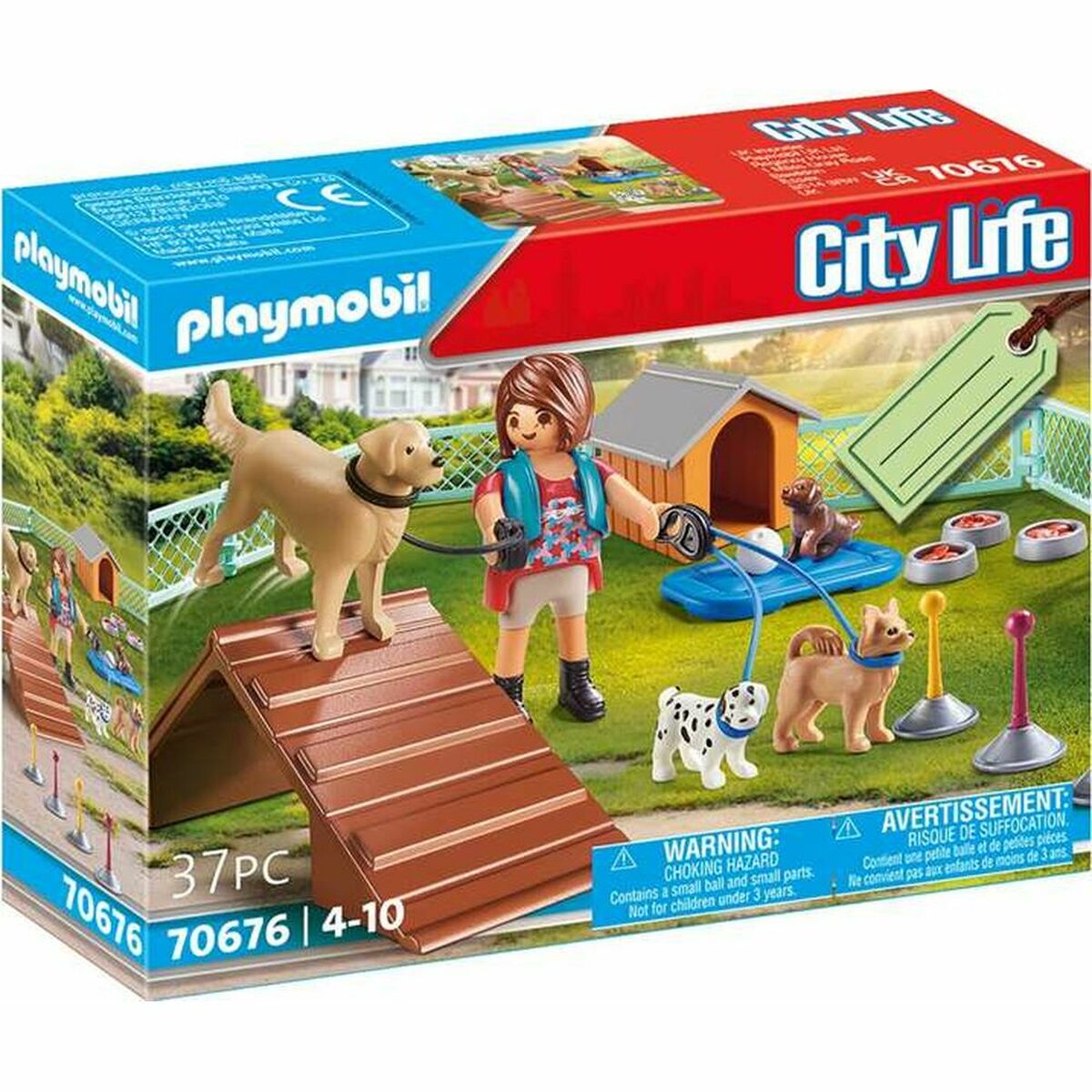 Läs mer om Playset Playmobil City Life Hund Träning 70676