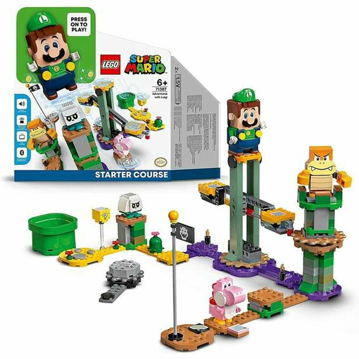 Läs mer om Playset Super Mario : Adventures with Luigi Lego 71387