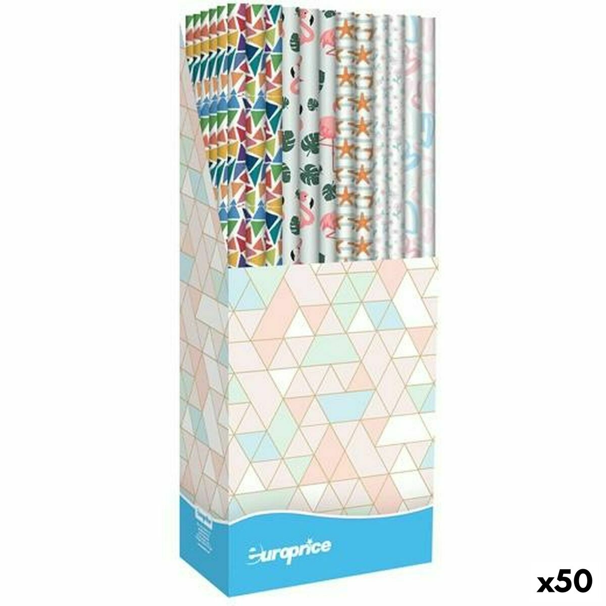 Presentpapper Europrice Melody Multicolour Rulle 70 x 200 cm