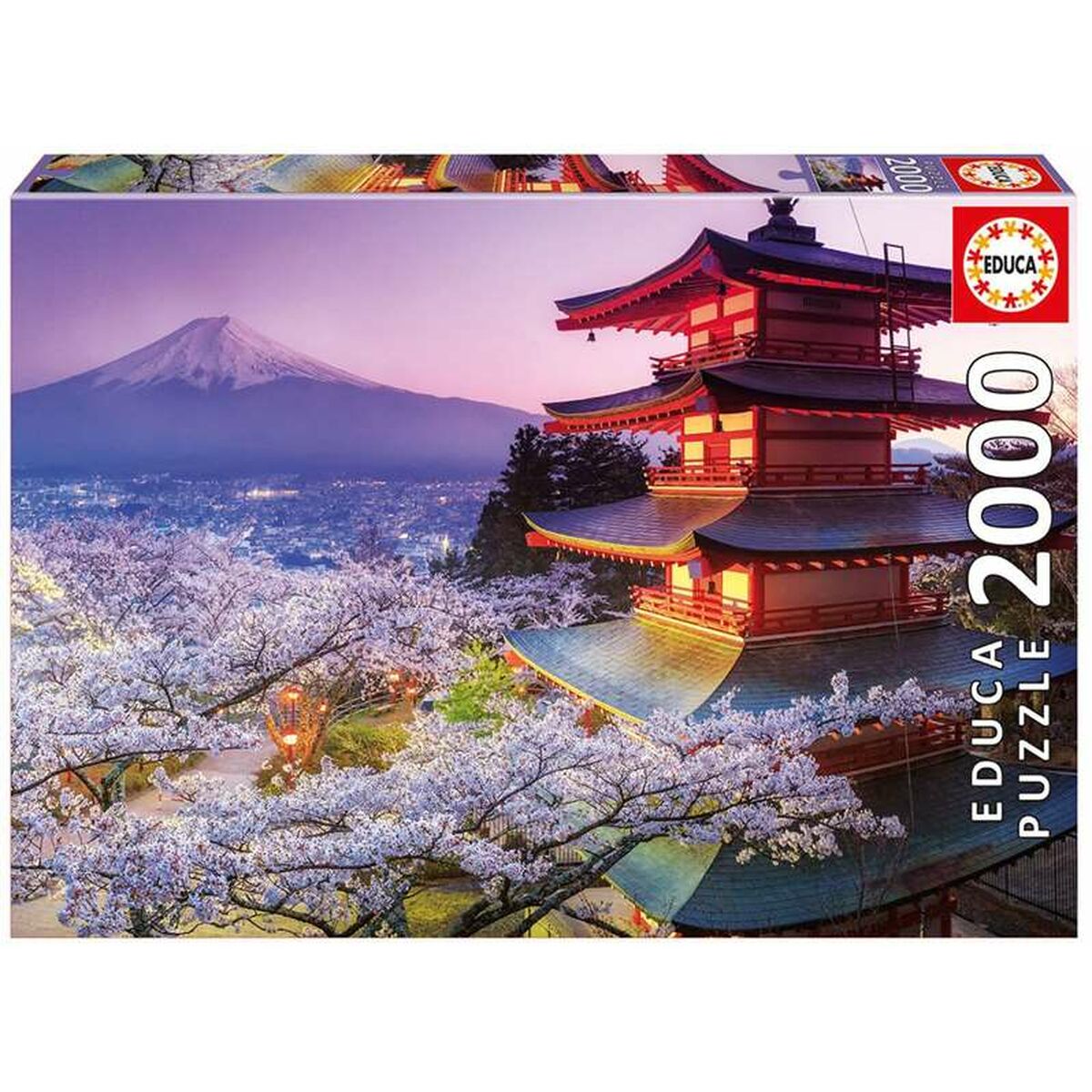Läs mer om Pussel Educa Mount Fuji Japan 2000 Delar