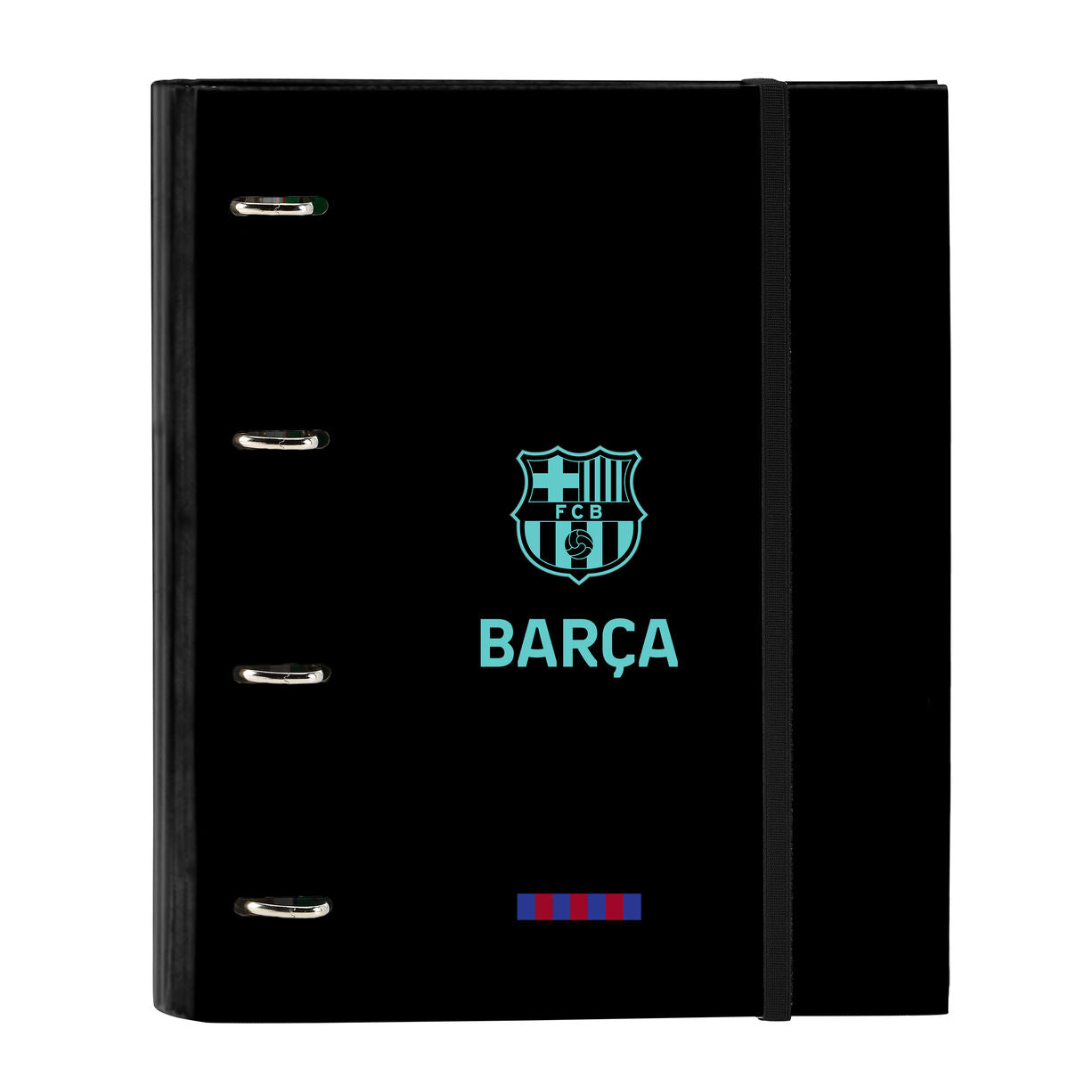 Läs mer om Ringpärm F.C. Barcelona Svart 27 x 32 x 3.5 cm
