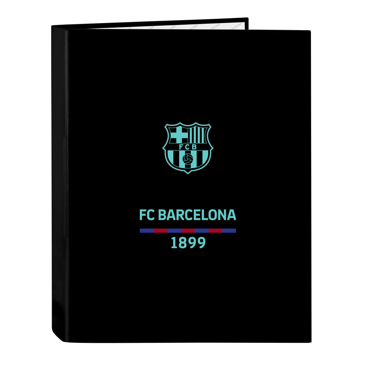 Läs mer om Ringpärm F.C. Barcelona Svart A4 26.5 x 33 x 4 cm