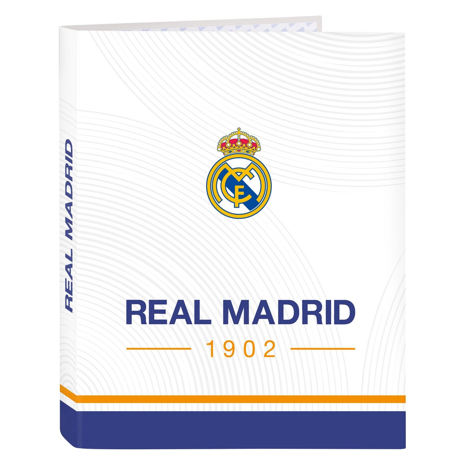 Läs mer om Ringpärm Real Madrid C.F. Blå Vit A4 26.5 x 33 x 4 cm