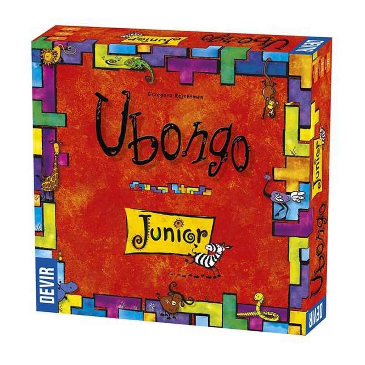 Läs mer om Sällskapsspel Devir Ubongo Junior 160 Delar